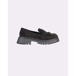 Product MIGATO SUEDE SHOES WITH FRINGES BLACK base image