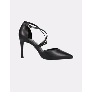 Product MIGATO MATTE SHOES WITH CRISSCROSS STRAPS BLACK base image