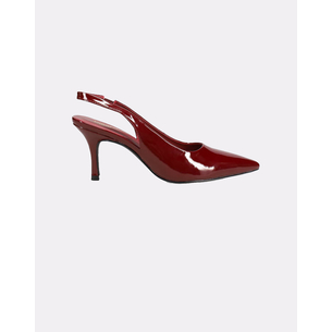 Product MIGATO SLINGBACK SHOES PATENT LEATHER BURGUNDY base image