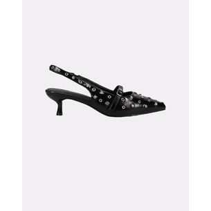 Product MIGATO MATTE SLINGBACK SHOES WITH STUDS BLACK base image