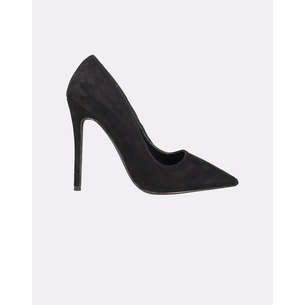 Product MIGATO SUEDE SHOES WITH THIN HEEL BLACK base image