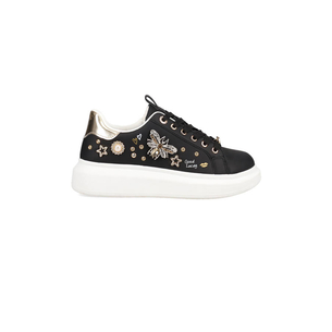 Product MIGATO MATTE SHOES WITH DECOR. BUCKLE & LACES BLACK base image