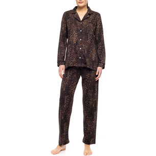 Product PINK LABEL PYJAMA BUTTONED LEOPARD base image