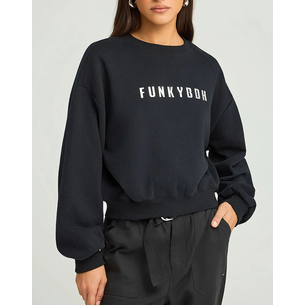 Product FUNKY BUDDHA Γυναικείο Φούτερ Με Λαιμόκοψη base image