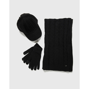 Product FUNKY BUDDHA Γυναικείο Σετ Κασκόλ Γαντια Καπέλο base image