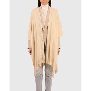 Product MOLLY BRACKEN LADIES KNITTED PONCHO base image