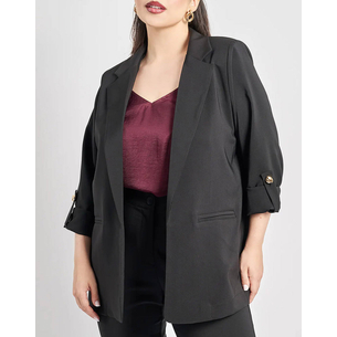 Product PARABITA Crepe jacket with rolled sleeves base image