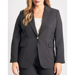 Product PARABITA Σακάκι tailored κρεπ μονόκουμπο base image