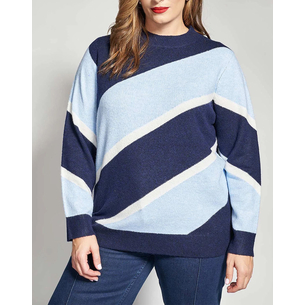 Product PARABITA Πλεκτή μπλούζα με 2χρωμία base image