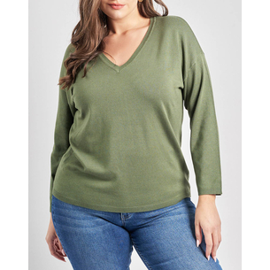 Product PARABITA knitted shirt with V neckline base image