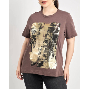 Product PARABITA T-shirt βαμβακερό με στάμπα φόιλ base image