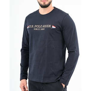 Product US POLO ASSN JOEL 001016 E63B T SHIRT LS ΜΠΛΟΥΖΑ ΑΝΔΡΙΚΟ base image