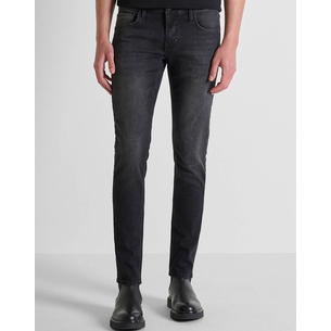 Product ANTONY MORATO MMDT00241FA7506121W02103 MIN OF 10 JEANS OZZY TAPERED FIT IN BLACK BLACK DENIM PANTS MEN'S base image