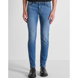 Product ANTONY MORATO MMDT00241FA7505111W01906 MIN OF 12 JEANS OZZY TAPERED FIT IN ICONIC BASIC BLUE DENIM ΠΑΝΤΕΛΟΝΙ ΑΝΔΡΙΚΟ base image