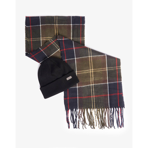 Product BARBOUR SWINTON BEANIE & GALINGALE SCARF GIFT SET base image