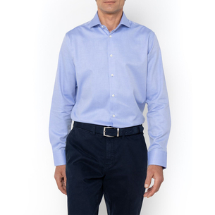 Product THE BOSTONIANS  ΠΟΥΚΑΜΙΣΟ TWILL CUSTOM FIT Plain TWILL Semi-rex Custom FIT base image