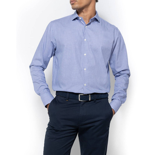 Product THE BOSTONIANS  SHIRT CHESTER TWILL CUSTOM FIT Micro Check TWILL Semi-rex Custom FIT base image