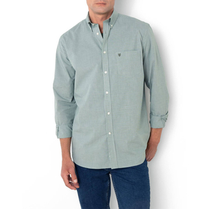 Product THE BOSTONIANS CHESTER POPLIN SHIRT REGULAR FIT MiniCheck POPLIN Button-down Regular Fit base image