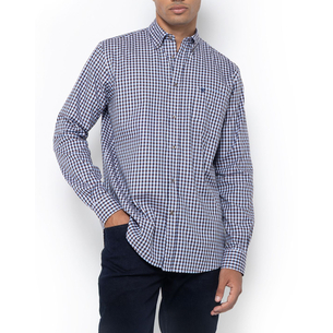 Product THE BOSTONIANS ΠΟΥΚΑΜΙΣΟ MAVERICK TWILL REGULAR FIT MedCheck TWILL Button-down Regular FIT base image