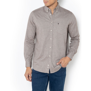 Product THE BOSTONIANS SHIRT FLANNEL REGULAR FIT Plain FLANNEL Button-down Regular Fit base image
