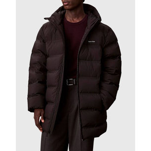 Product CALVIN KLEIN LS BONDED CHNNLD LONG HOODED PUF base image