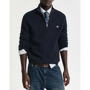 Product GANT ΠΟΥΛΟΒΕΡ ΜΜ COTTON CABLE HALF ZIP base image
