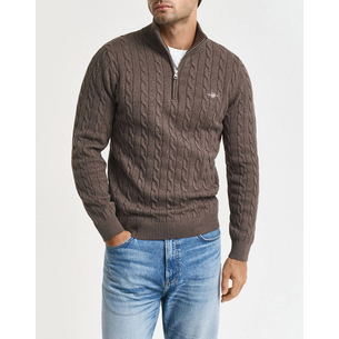 Product GANT ΠΟΥΛΟΒΕΡ ΜΜ COTTON CABLE HALF ZIP base image