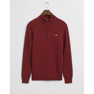 Product GANT ΠΟΥΛΟΒΕΡ ΜΜ COTTON CABLE HALF ZIP base image