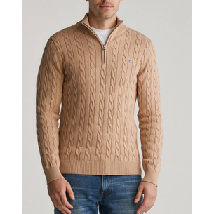 Product GANT ΠΟΥΛΟΒΕΡ ΜΜ COTTON CABLE HALF ZIP base image