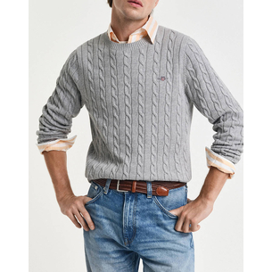 Product GANT ΠΟΥΛΟΒΕΡ ΜΜ COTTON CABLE C-NECK base image