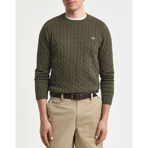 Product GANT ΠΟΥΛΟΒΕΡ ΜΜ COTTON CABLE C-NECK base image
