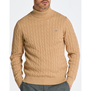Product GANT ΠΟΥΛΟΒΕΡ ΜΜ COTTON CABLE TURTLE NECK base image