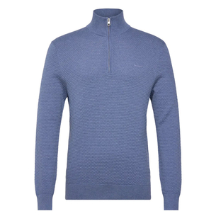 Product GANT ΠΟΥΛΟΒΕΡ ΜΜ TEXTURED COTTON MERINO HALF ZIP base image