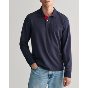 Product GANT ΜΠΛΟΥΖΑ ΜΜ REG CONTRAST PIQUE LS POLO base image