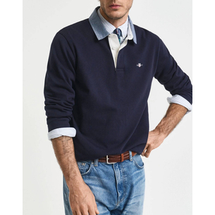 Product GANT ΜΠΛΟΥΖΑ ΜΜ REG CHAMBRAY HEAVY RUGGER base image