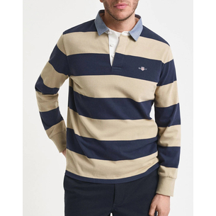 Product GANT LS REG CHAMBRAY STRIPE HEAVY RUGGER SHIRT base image