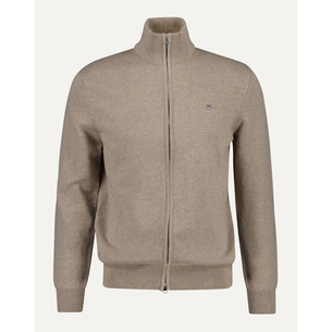 Product GANT ΖΑΚΕΤΑ ΠΛΕΚΤΗ CASUAL COTTON ZIP CARDIGAN base image