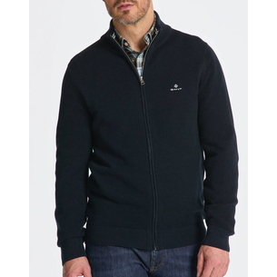 Product GANT ΖΑΚΕΤΑ ΠΛΕΚΤΗ COTTON PIQUE ZIP CARDIGAN base image