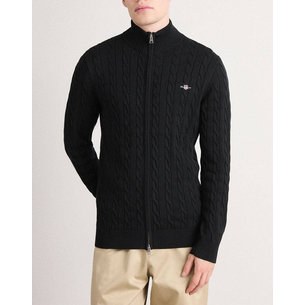 Product GANT COTTON CABLE ZIPPED CARDIGAN base image