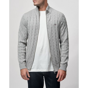 Product GANT COTTON CABLE ZIPPED CARDIGAN base image