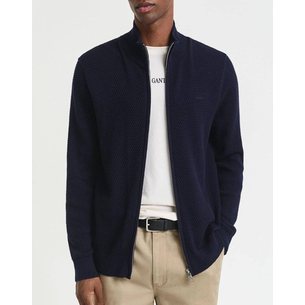 Product GANT ΖΑΚΕΤΑ ΠΛΕΚΤΗ TEXTURED COTTON MERINO CARDIGAN base image