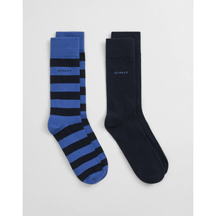 Product GANT ΚΑΛΤΣΕΣ ΣΕΤ 2 ΤΕΜ BARSTRIPE AND SOLID SOCKS 2-PACK base image