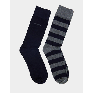 Product GANT ΚΑΛΤΣΕΣ ΣΕΤ 2 ΤΕΜ BARSTRIPE AND SOLID SOCKS 2-PACK base image