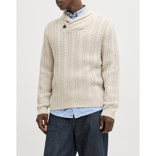 Product JACK&JONES JPRBLUSEAN KNIT CABLE SHAWL NECK base image