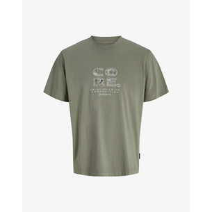 Product JACK&JONES JCOSTANCE FRONT TEXT TEE SS CREW NECK base image
