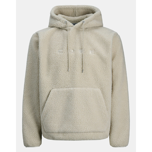 Product JACK&JONES JCOFLARE TEDDY SWEAT HOOD base image