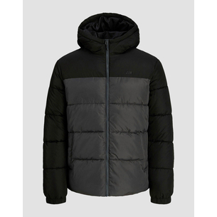 Product JJ REBEL JREBREBEL LOGO PUFFER HOOD base image