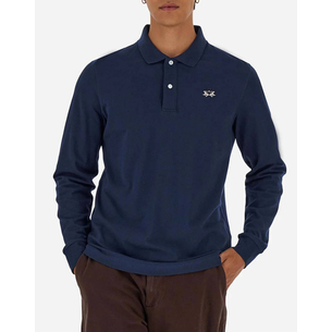 Product LAMARTINA POLO SHIRT MAN L/S POLO PIQUET STRETCH base image