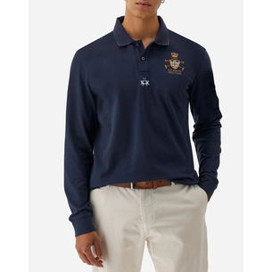 Product LAMARTINA MAN POLO L/S PIQUET STRETCH base image
