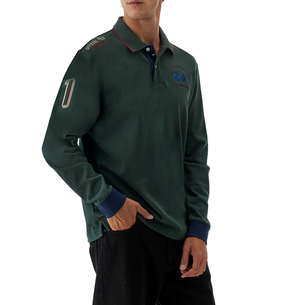 Product LA MARTINA ΜΠΛΟΥΖΑ ΠΟΛΟ ΜΜ MAN L/S POLO HEAVY JERSEY base image